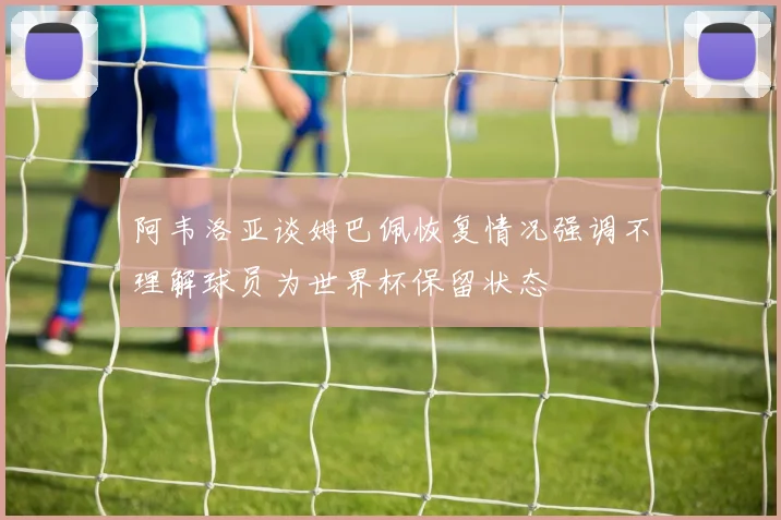 阿韦洛亚谈姆巴佩恢复情况强调不理解球员为世界杯保留状态